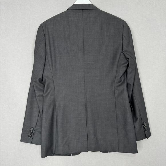 Hugo Boss Blazer Mens 36R Gray Wool Sharp3 Jam75 Suit Jacket Sport Coat Formal - Picture 5 of 16